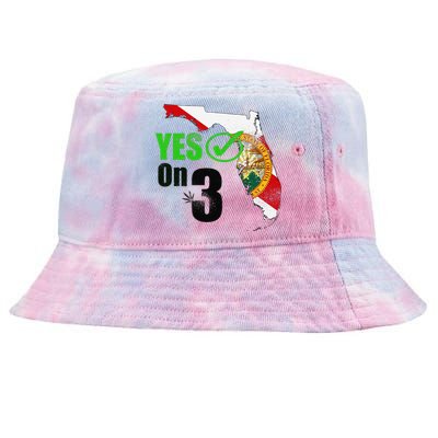 Yes On 3 Florida Tie-Dyed Bucket Hat