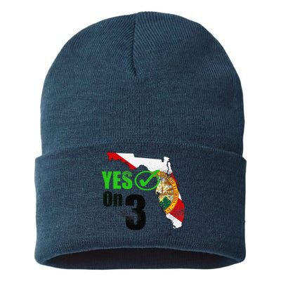 Yes On 3 Florida Sustainable Knit Beanie