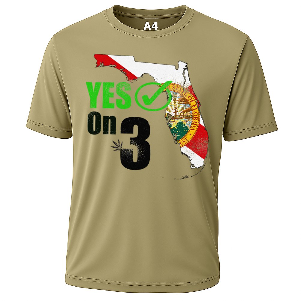 Yes On 3 Florida Performance Shirt