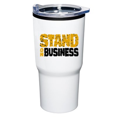 Yellow Ochre Black White Color Match Tumbler