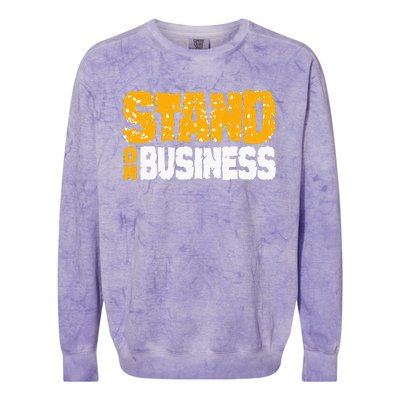 Yellow Ochre Black White Color Match Colorblast Crewneck Sweatshirt