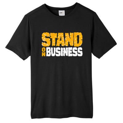 Yellow Ochre Black White Color Match Tall Fusion ChromaSoft Performance T-Shirt