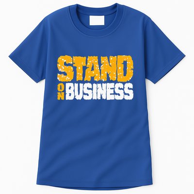 Yellow Ochre Black White Color Match Tall T-Shirt