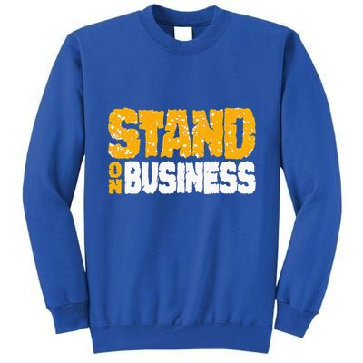 Yellow Ochre Black White Color Match Tall Sweatshirt