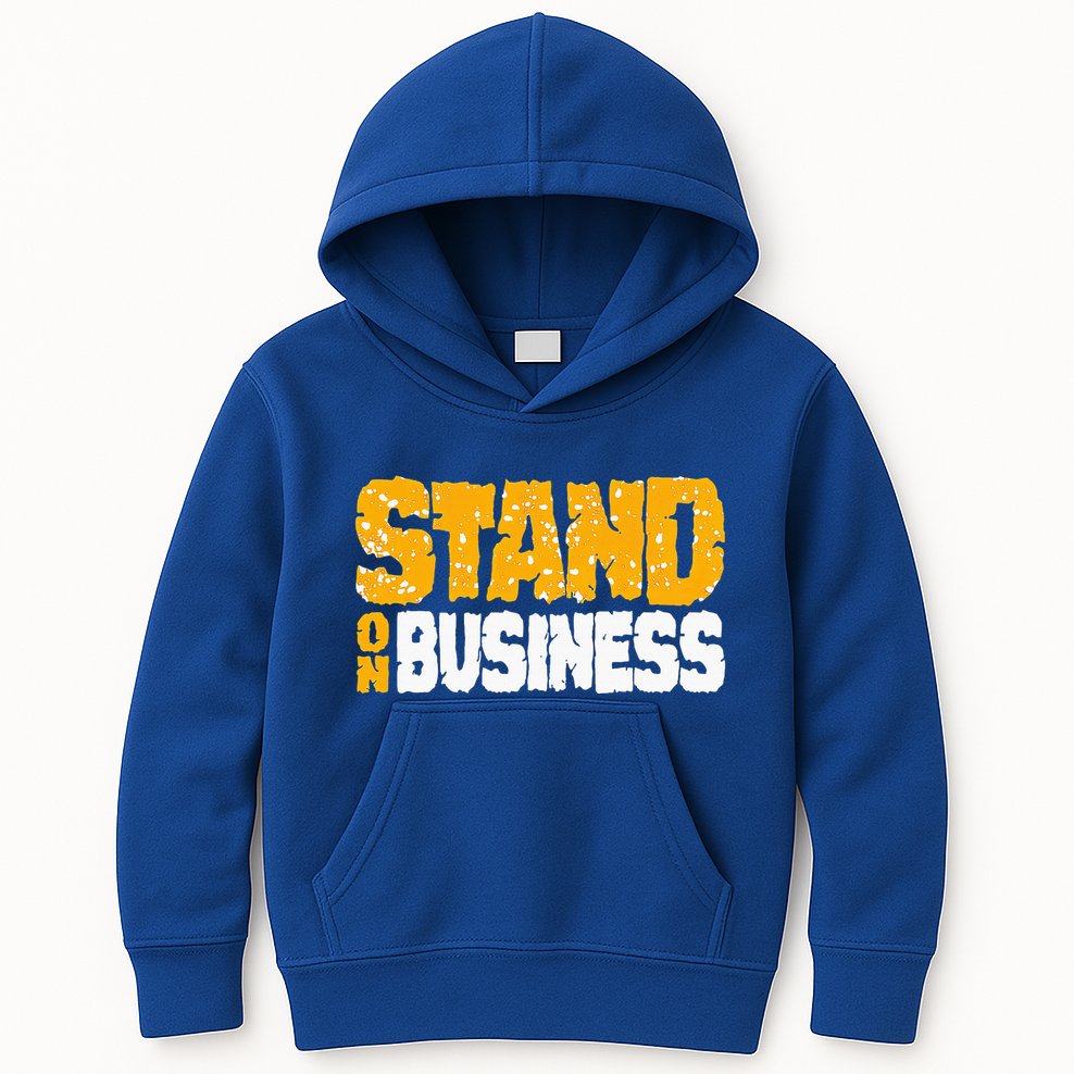 Yellow Ochre Black White Color Match Kids Hoodie