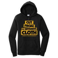 Yellow Ochre Black White Color Match Women's Pullover Hoodie