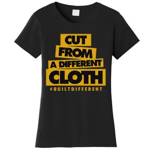 Yellow Ochre Black White Color Match Women's T-Shirt