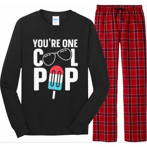 Youre One Cool Pop Father Dad Long Sleeve Pajama Set