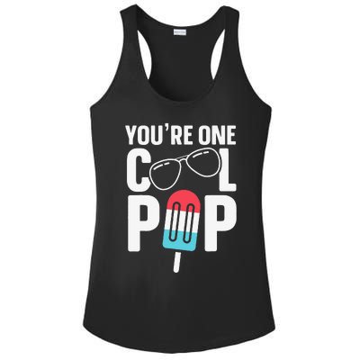 Youre One Cool Pop Father Dad Ladies PosiCharge Competitor Racerback Tank