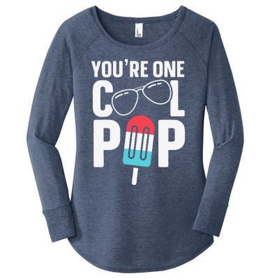 Youre One Cool Pop Father Dad Women's Perfect Tri Tunic Long Sleeve Shirt