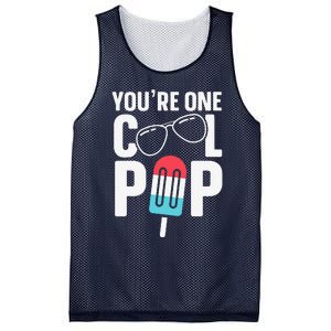 Youre One Cool Pop Father Dad Mesh Reversible Basketball Jersey Tank