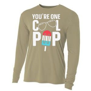 Youre One Cool Pop Father Dad Cooling Performance Long Sleeve Crew