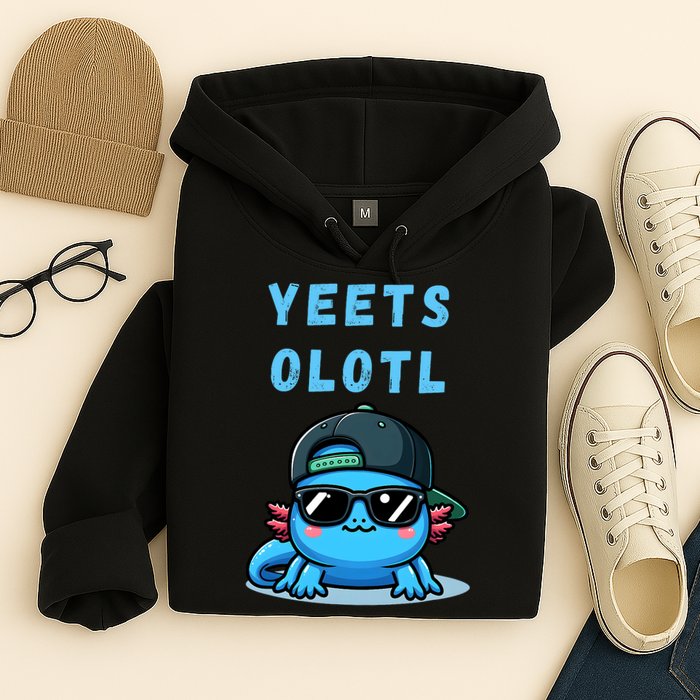 Yeets Olotl Funny Axolotl Yeet, Yeet Quote Funny Saying Hoodie