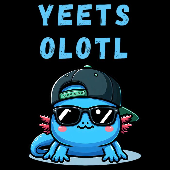 Yeets Olotl Funny Axolotl Yeet, Yeet Quote Funny Saying Sweatshirt