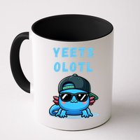 Yeets Olotl Funny Axolotl Yeet, Yeet Quote Funny Saying Mug