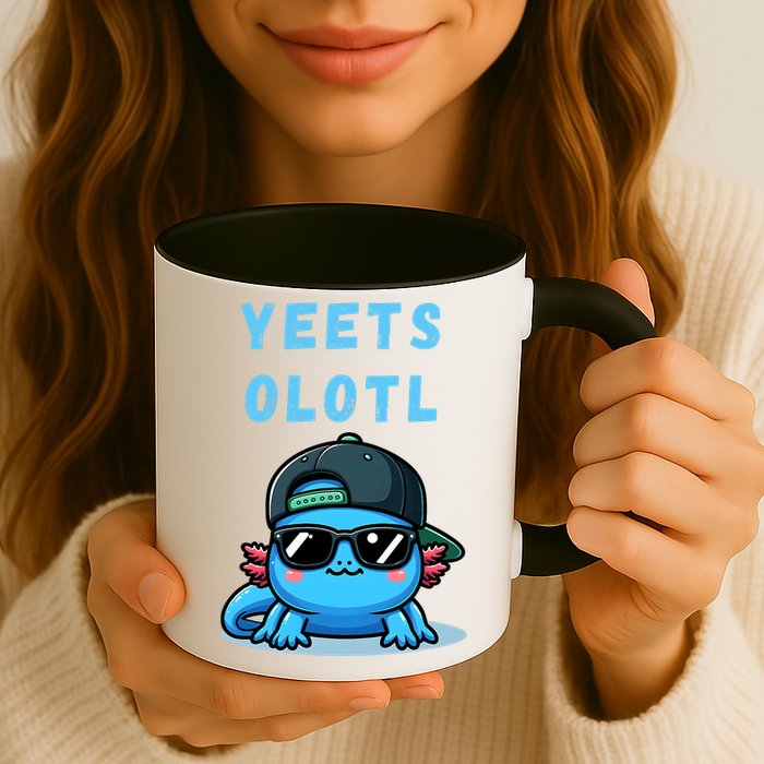 Yeets Olotl Funny Axolotl Yeet, Yeet Quote Funny Saying Mug