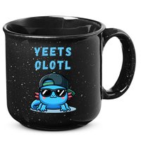 Yeets Olotl Funny Axolotl Yeet, Yeet Quote Funny Saying 15oz Campfire Ceramic Mug
