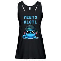 Yeets Olotl Funny Axolotl Yeet, Yeet Quote Funny Saying Ladies Essential Flowy Tank