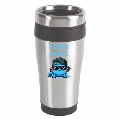 Yeets Olotl Funny Axolotl Yeet, Yeet Quote Funny Saying 16oz Travel Tumbler
