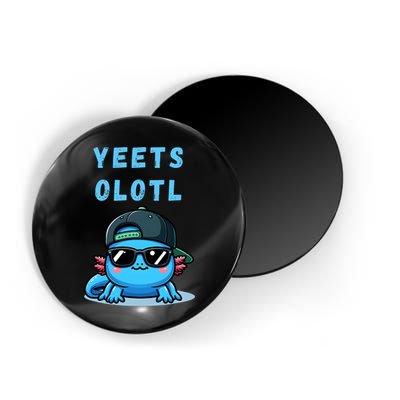 Yeets Olotl Funny Axolotl Yeet, Yeet Quote Funny Saying Magnet