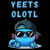 Yeets Olotl Funny Axolotl Yeet, Yeet Quote Funny Saying Poster