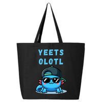 Yeets Olotl Funny Axolotl Yeet, Yeet Quote Funny Saying 25L Jumbo Tote