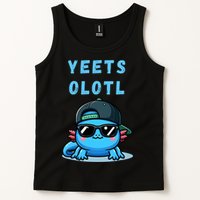 Yeets Olotl Funny Axolotl Yeet, Yeet Quote Funny Saying Tank Top