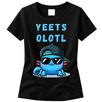 Yeets Olotl Funny Axolotl Yeet, Yeet Quote Funny Saying Womens T-Shirt