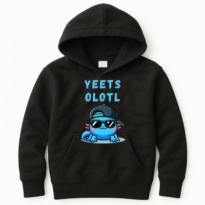 Yeets Olotl Funny Axolotl Yeet, Yeet Quote Funny Saying Kids Hoodie