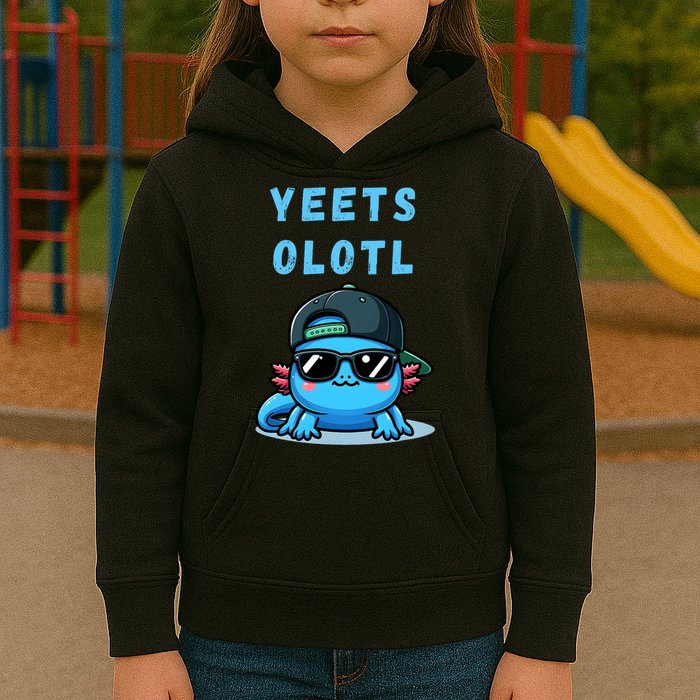 Yeets Olotl Funny Axolotl Yeet, Yeet Quote Funny Saying Kids Hoodie