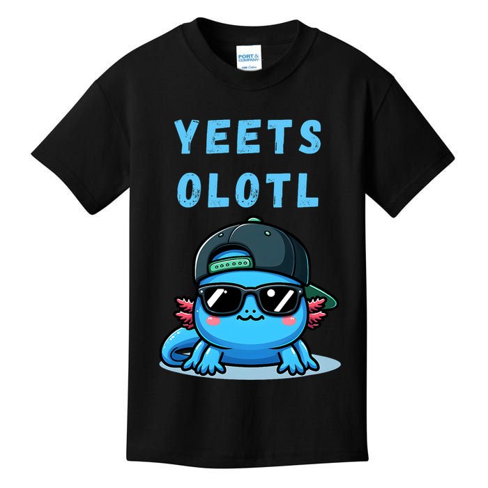 Yeets Olotl Funny Axolotl Yeet, Yeet Quote Funny Saying Kids T-Shirt