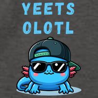 Yeets Olotl Funny Axolotl Yeet, Yeet Quote Funny Saying Vector Backpack