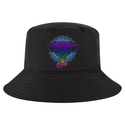 Yoga Elephant Aesthetic Ornate Stylized Cool Comfort Performance Bucket Hat