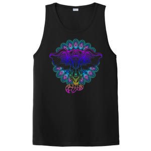 Yoga Elephant Aesthetic Ornate Stylized PosiCharge Competitor Tank