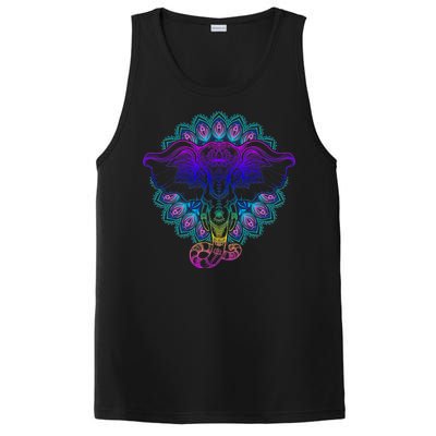 Yoga Elephant Aesthetic Ornate Stylized PosiCharge Competitor Tank