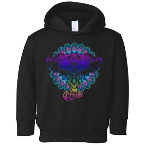 Yoga Elephant Aesthetic Ornate Stylized Toddler Hoodie