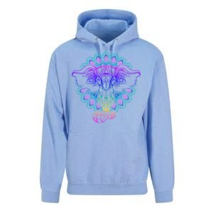 Yoga Elephant Aesthetic Ornate Stylized Unisex Surf Hoodie