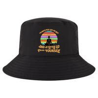 Yoga I'm Mostly Peace Love and Light and a A Little Go F Yourself Cool Comfort Performance Bucket Hat