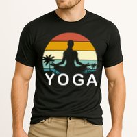 Yoga In Paradise Sunset Retro Vibes Cooling Performance Crew T-Shirt