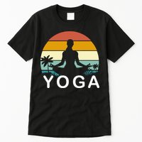 Yoga In Paradise Sunset Retro Vibes Tall T-Shirt