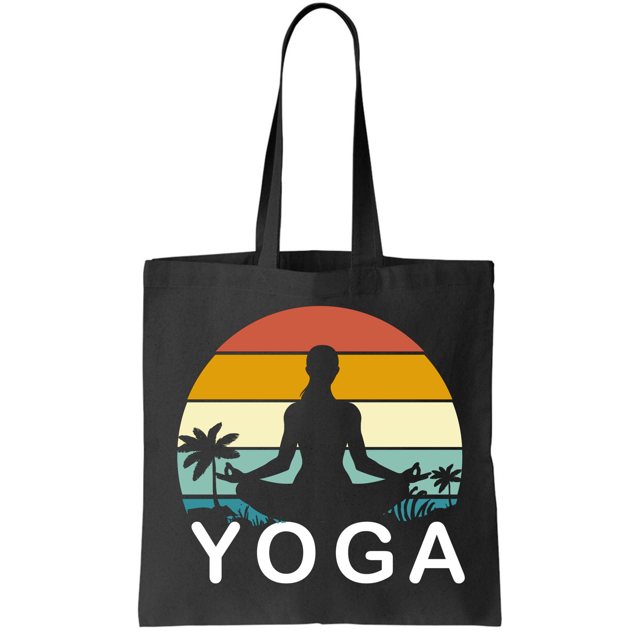 Yoga In Paradise Sunset Retro Vibes Bag