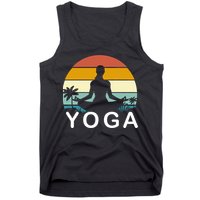 Yoga In Paradise Sunset Retro Vibes Tank Top