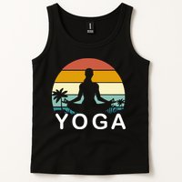 Yoga In Paradise Sunset Retro Vibes Tank Top