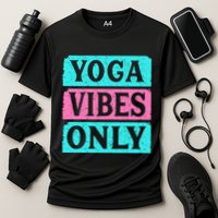 Yoga Vibes Only Cooling Performance Crew T-Shirt