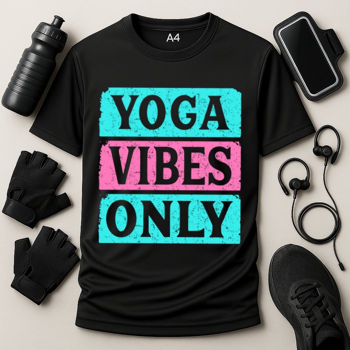 Yoga Vibes Only Cooling Performance Crew T-Shirt