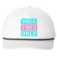 Yoga Vibes Only Snapback Five-Panel Rope Hat