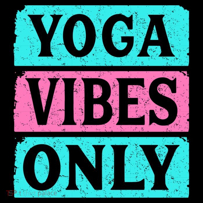 Yoga Vibes Only Drawstring Bag