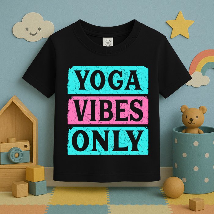 Yoga Vibes Only Toddler T-Shirt