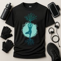 Yoga Woman Tree Performance Shirt