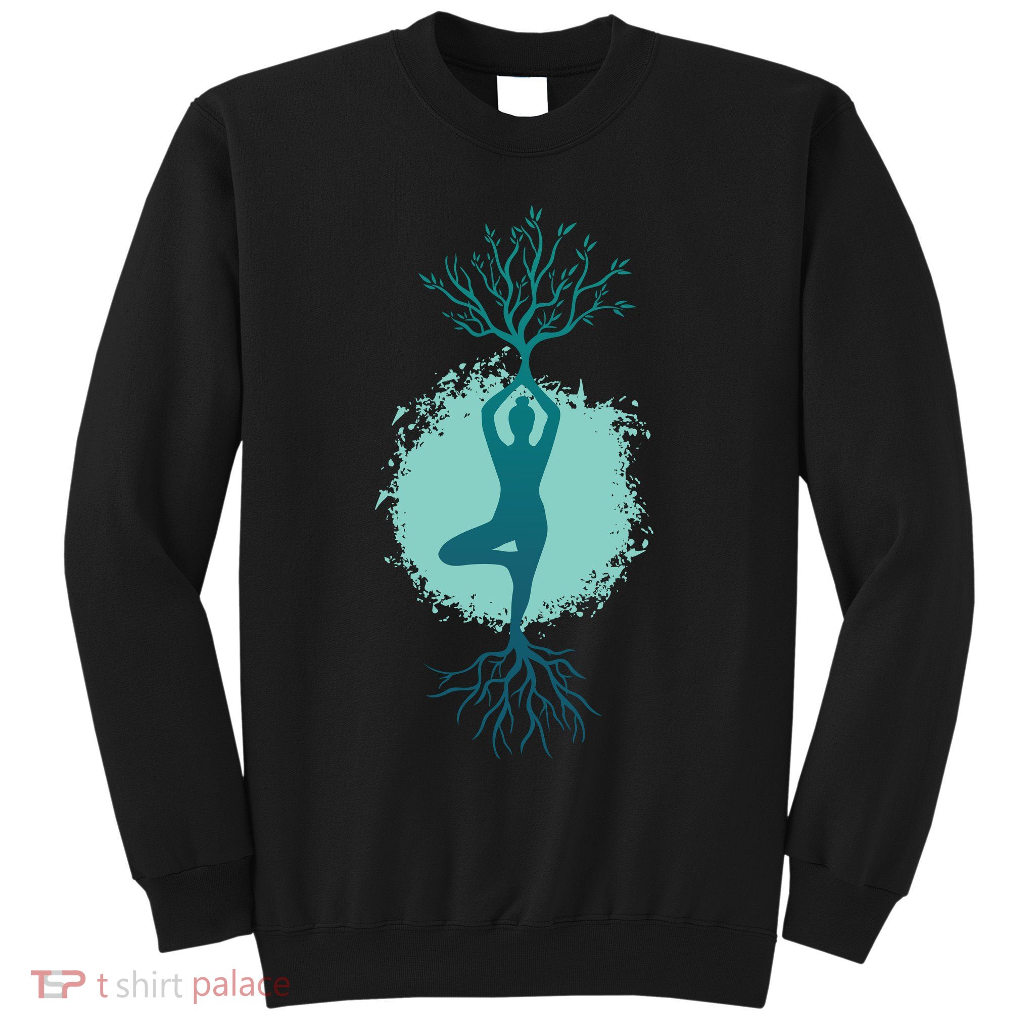 Yoga Woman Tree Sweatshirt